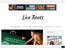 Tablet Screenshot of liveroots.com